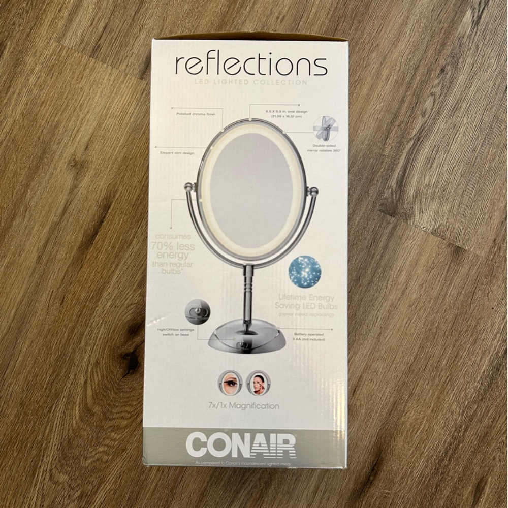 Reflections LED Lighted Mirror - Silver